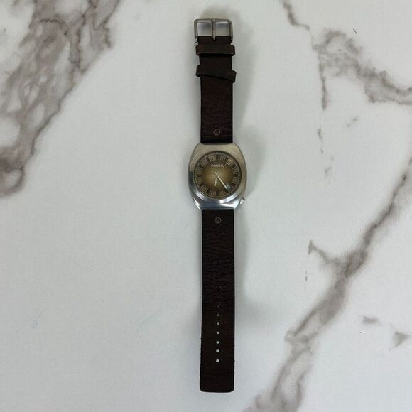 FOSSIL Brown Gold Degrade Dial Men's Watch JR-8209 - Picture 7 of 7